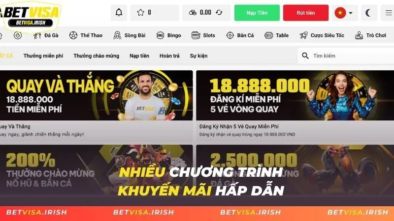 Nhiều chương trình khuyến mãi hấp dẫn